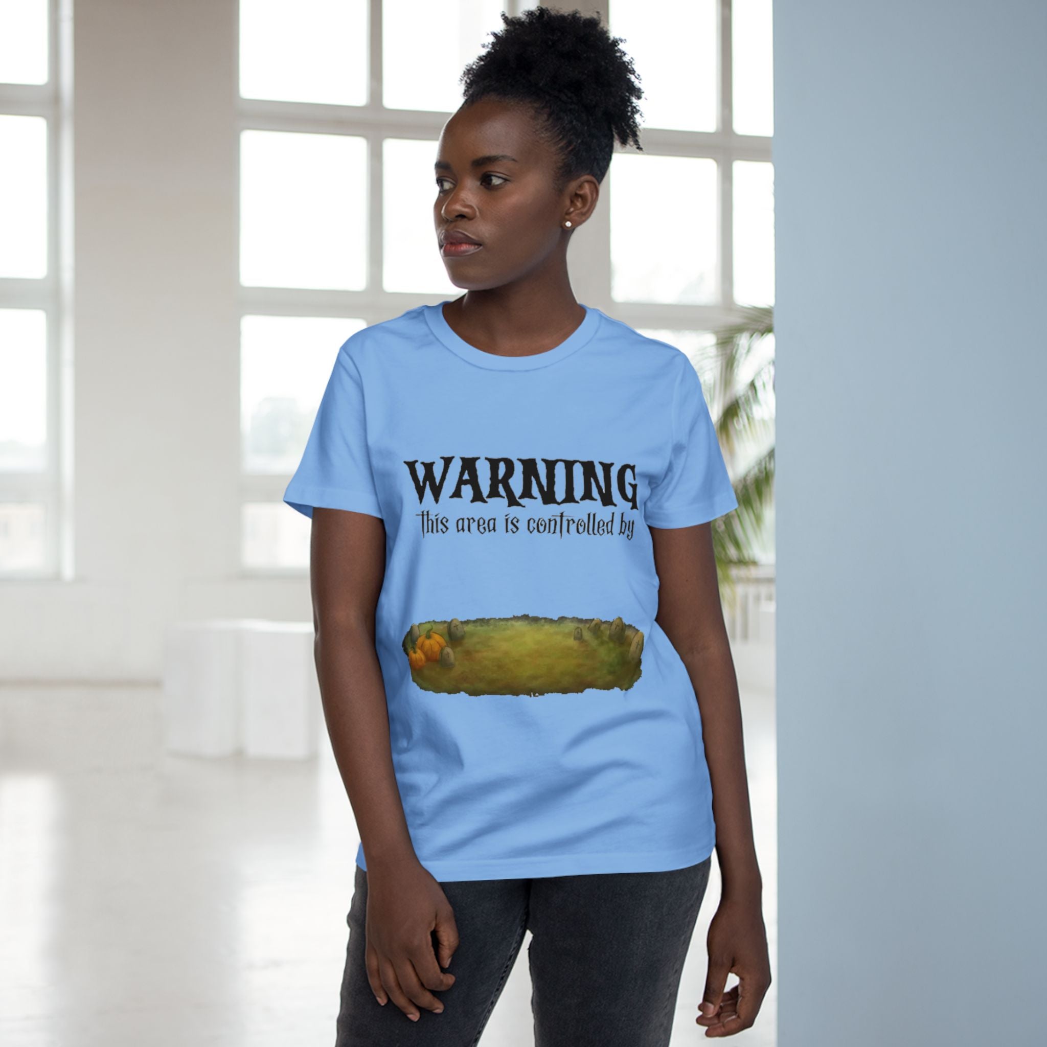 Warning this area is Controlled by |  Women Maple Tee Two